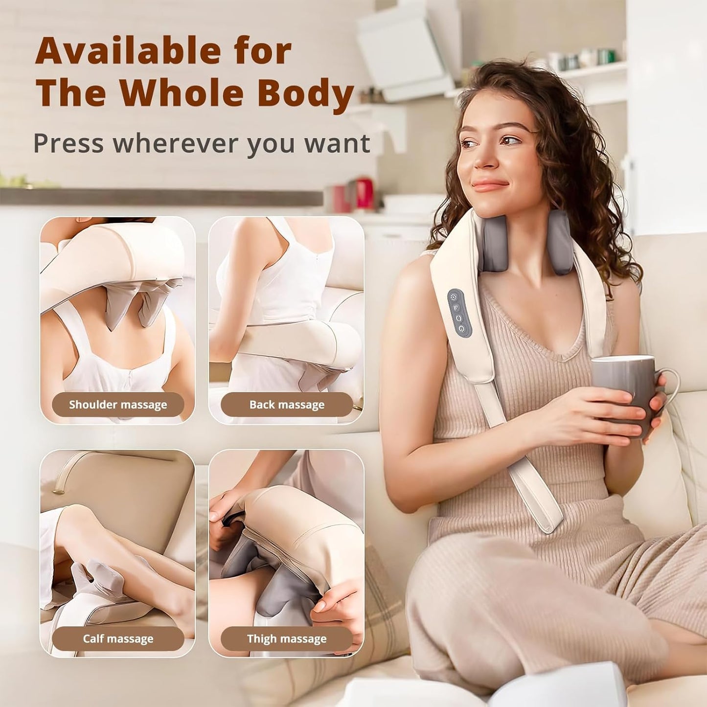 Noiraé™ Neck & Shoulder Massager