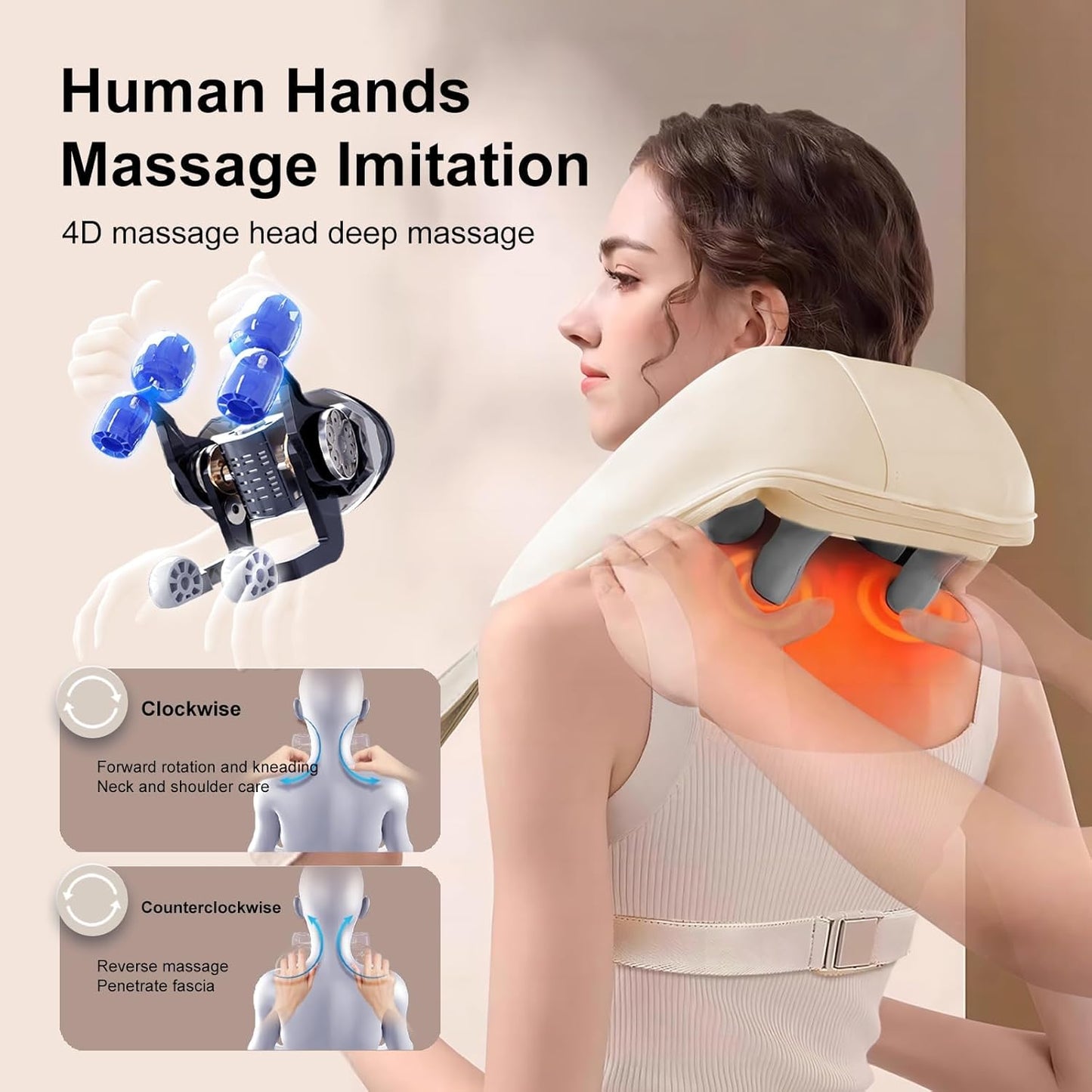 Noiraé™ Neck & Shoulder Massager
